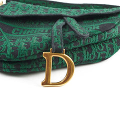 Christian Dior Oblique Dark Green Saddle Fabric