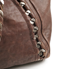 Chanel Vintage Brown Leather Tote - Series 10