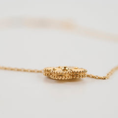 Van Cleef and Arpels Van Cleef and Arpels Vintage Alhambra Guilloche Necklace