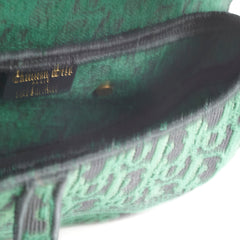 Christian Dior Oblique Dark Green Saddle Fabric