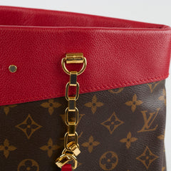 Louis Vuitton Pallas Shopper Monogram Red