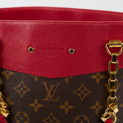 Louis Vuitton Pallas Shopper Monogram Red