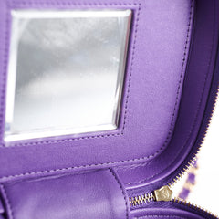 Chanel Vanity Purple Caviar Crossbody