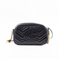 Gucci Marmont Camera Black Crossbody Bag