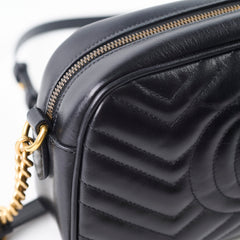 Gucci Marmont Camera Black Crossbody Bag