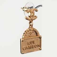 Chanel Gold Cambon Earrings