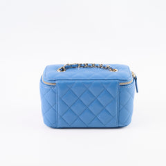 Chanel Vanity Blue Caviar