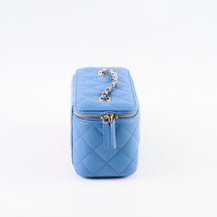 Chanel Vanity Blue Caviar