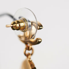 Chanel Gold Cambon Earrings