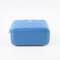 Chanel Vanity Blue Caviar