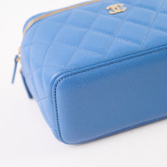 Chanel Vanity Blue Caviar