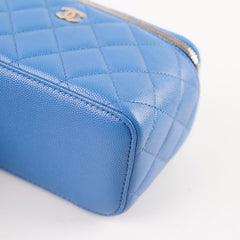 Chanel Vanity Blue Caviar