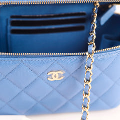 Chanel Vanity Blue Caviar