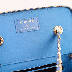 Chanel Vanity Blue Caviar