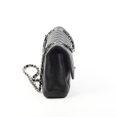Chanel Classic Flap Medium/Large M/L Caviar Black- Series 13