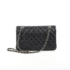 Chanel Classic Flap Medium/Large M/L Caviar Black- Series 13