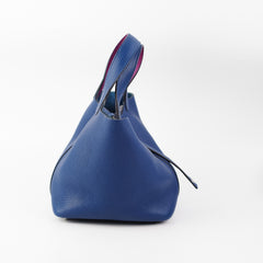 Hermes Picotin 18 Clemence Deep Blue/Anemone