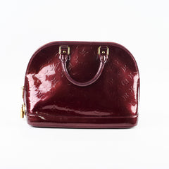 Louis Vuitton Alma PM Vernis Burgundy