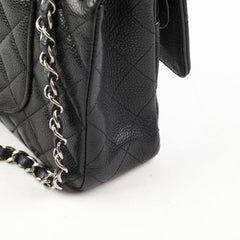 Chanel Classic Flap Medium/Large M/L Caviar Black- Series 13