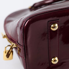 Louis Vuitton Alma PM Vernis Burgundy