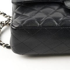 Chanel Classic Flap Medium/Large M/L Caviar Black- Series 13