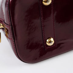 Louis Vuitton Alma PM Vernis Burgundy