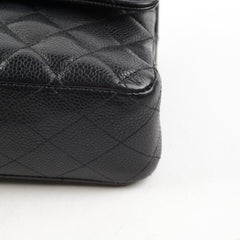 Chanel Classic Flap Medium/Large M/L Caviar Black- Series 13