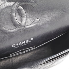 Chanel Classic Flap Medium/Large M/L Caviar Black- Series 13