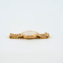 Audemar Piguet 18k Yellow Gold Diamond Pave Cobra/Bamboo Watch