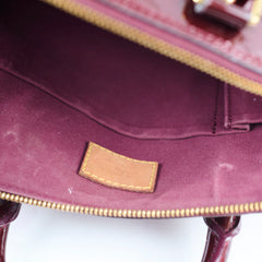 Louis Vuitton Alma PM Vernis Burgundy