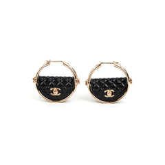 Chanel Hoop Bag Earrings