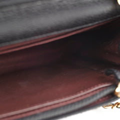 Chanel Caviar Wallet on Chain WOC Black GHW