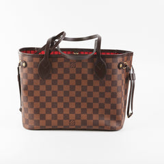 Louis Vuitton Neverfull PM Damier Ebene Shoulder Bag