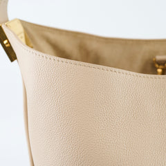 Louis Vuitton Low Key Hobo MM Grained Calfskin Beige