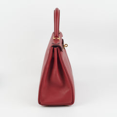 Hermes Kelly 28 EverColour Rogue Grenat - X Stamp