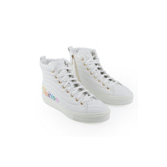 Louis Vuitton High Top White Sneaker Size 37