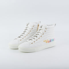 Louis Vuitton High Top White Sneaker Size 37