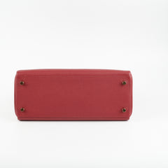 Hermes Kelly 28 EverColour Rogue Grenat - X Stamp
