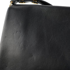 Celine Blade Leather Shoulder Bag Black