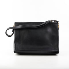 Celine Blade Leather Shoulder Bag Black