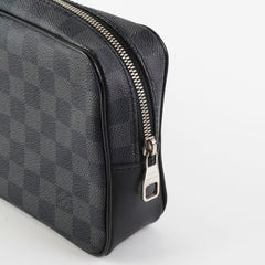 Louis Vuitton Kasai Graphite Clutch