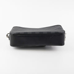 Louis Vuitton Kasai Graphite Clutch