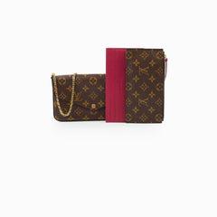 Louis Vuitton Monogram Felicie Monogram Fuschia Interior