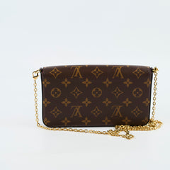 Louis Vuitton Monogram Felicie Monogram Fuschia Interior