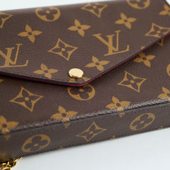 Louis Vuitton Monogram Felicie Monogram Fuschia Interior