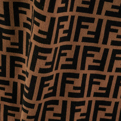 Fendi Long Monogram Knit Dress (Size 42)