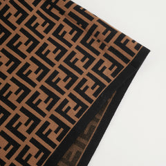 Fendi Long Monogram Knit Dress (Size 42)