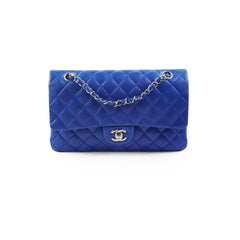 Chanel Classic Flap Medium/Large M/L Lambskin Dark Blue - Series 13