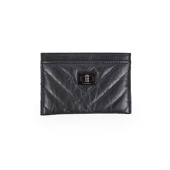 Chanel Reissue Black Cardholder