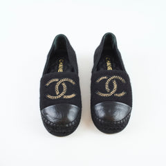 Chanel Espadrille Black Size 40